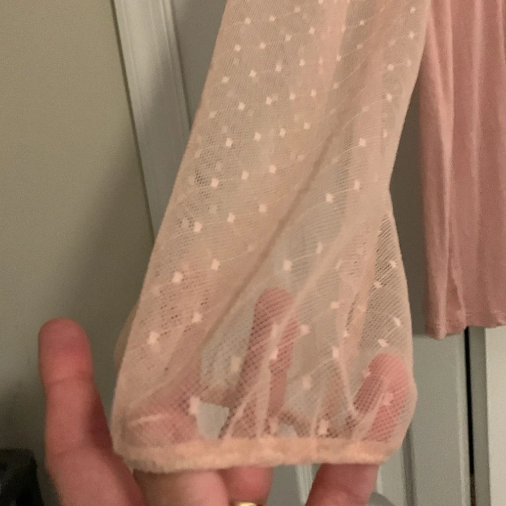 Romantic Altar’d State pink blouse, size small - Picture 4 of 6